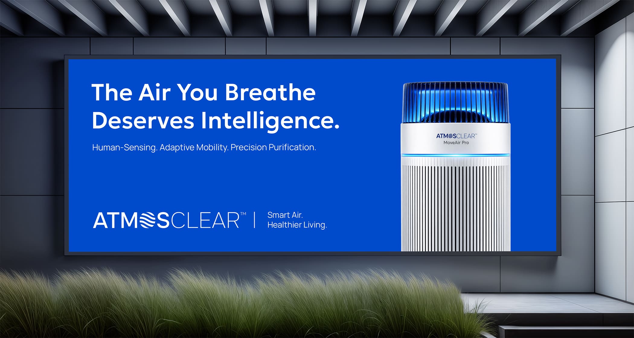 Brand Launch Hoarding Design | AtmosClear Technologies | BITS Pilani, India