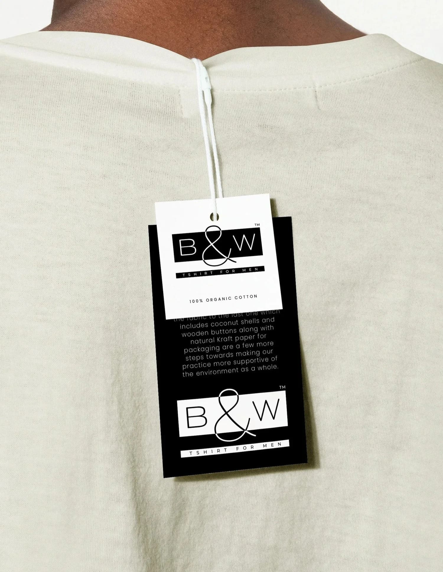 Garment Tag Design | Black & White | Jaipur, India