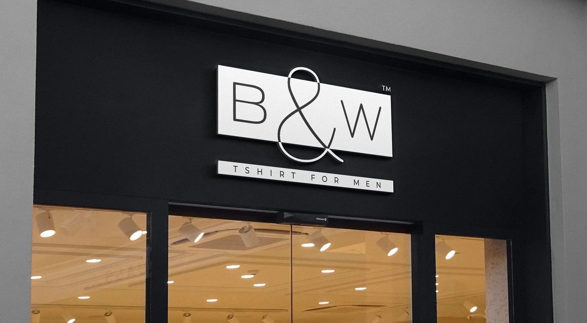 Store Facade Design | Black & White | Jaipur, India