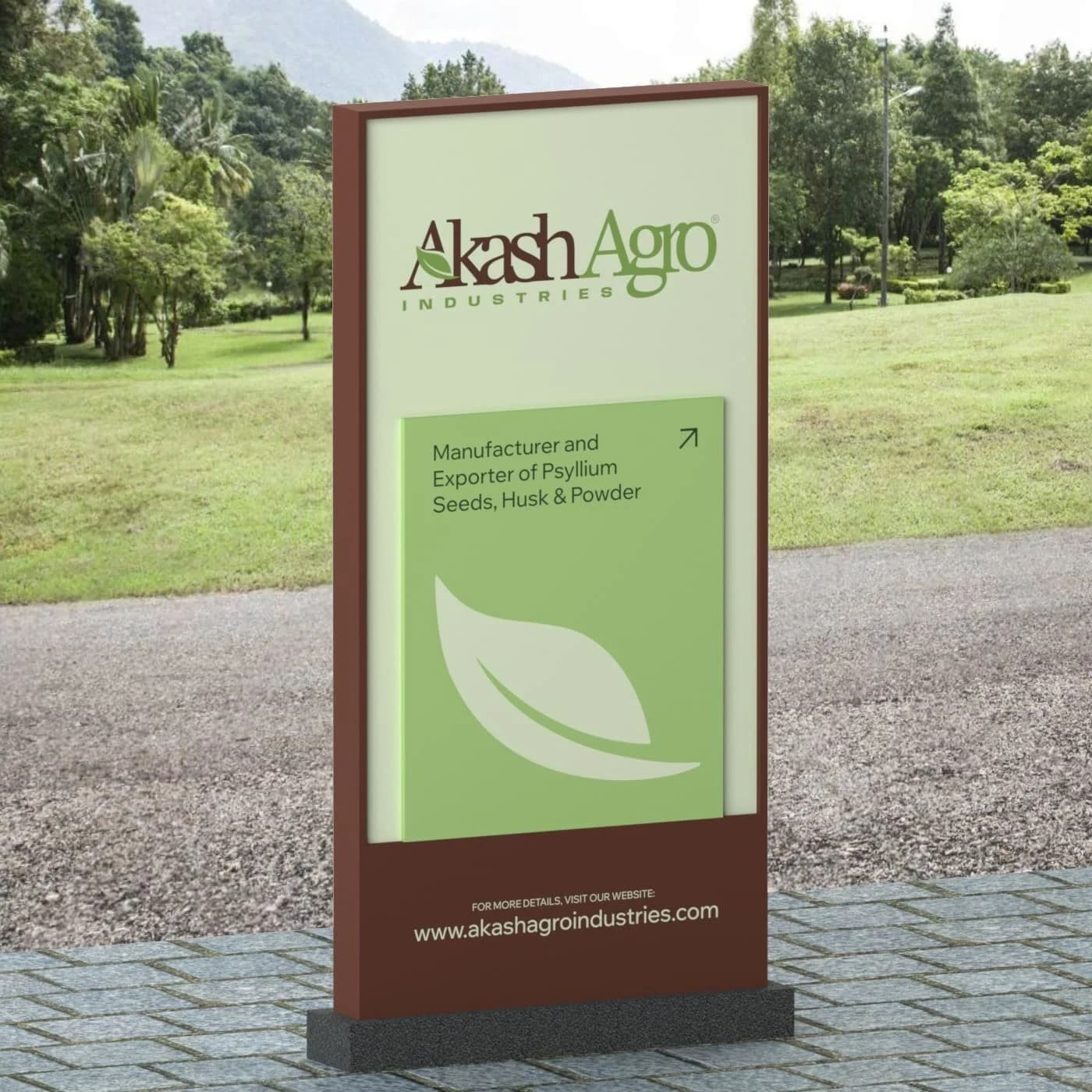 Signage Design | Akash Agro Industries | Gujarat, India
