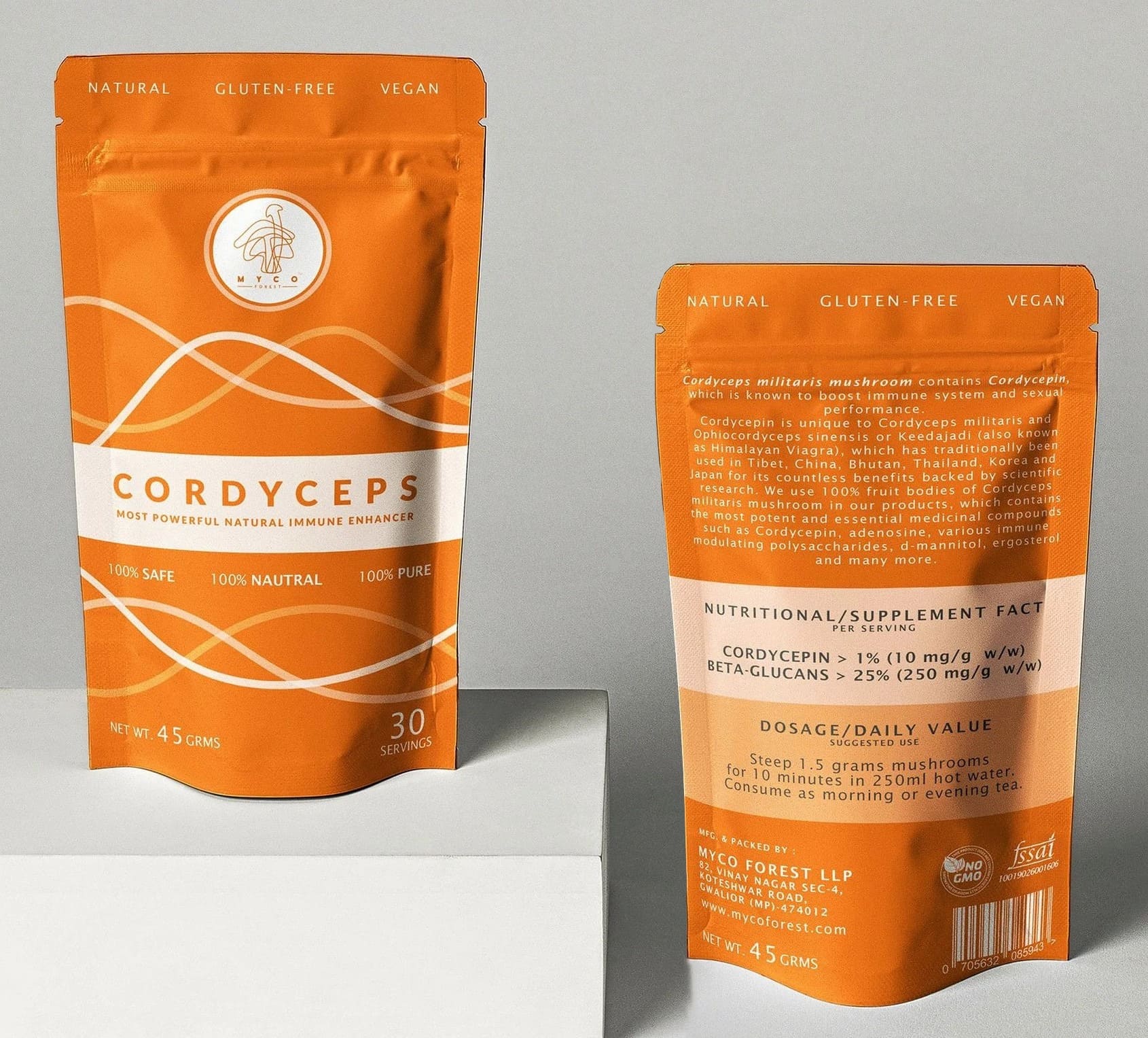 Packaging Design | Myco Forest | Gwalior, India