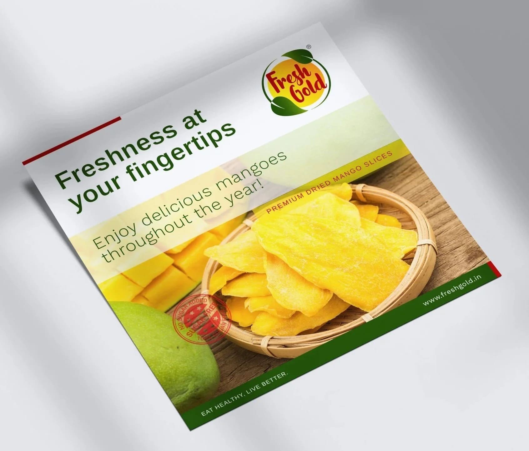 Leaflet Design | Fresh Gold Pvt. Ltd. | Ahmednagar, India