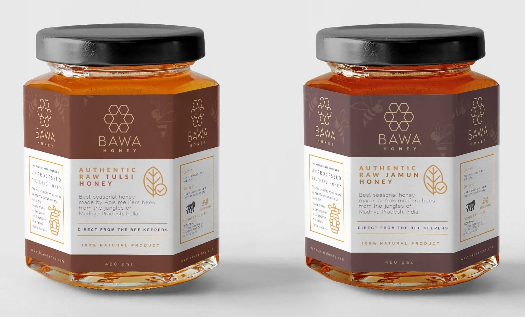 Packaging Design | Bawa Honey | Gwalior, India