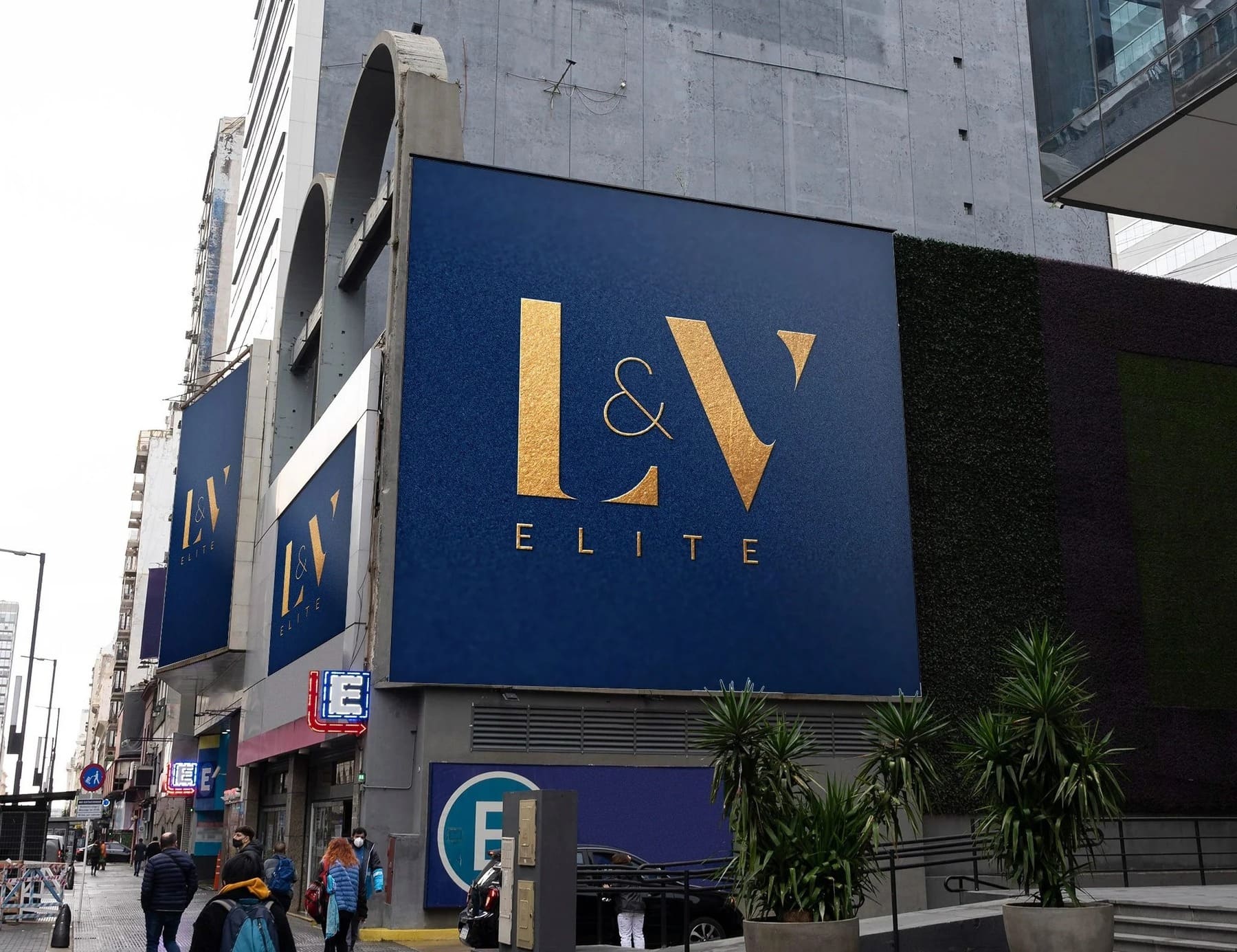 Signage Design | L&V Elite | Cairo, Africa