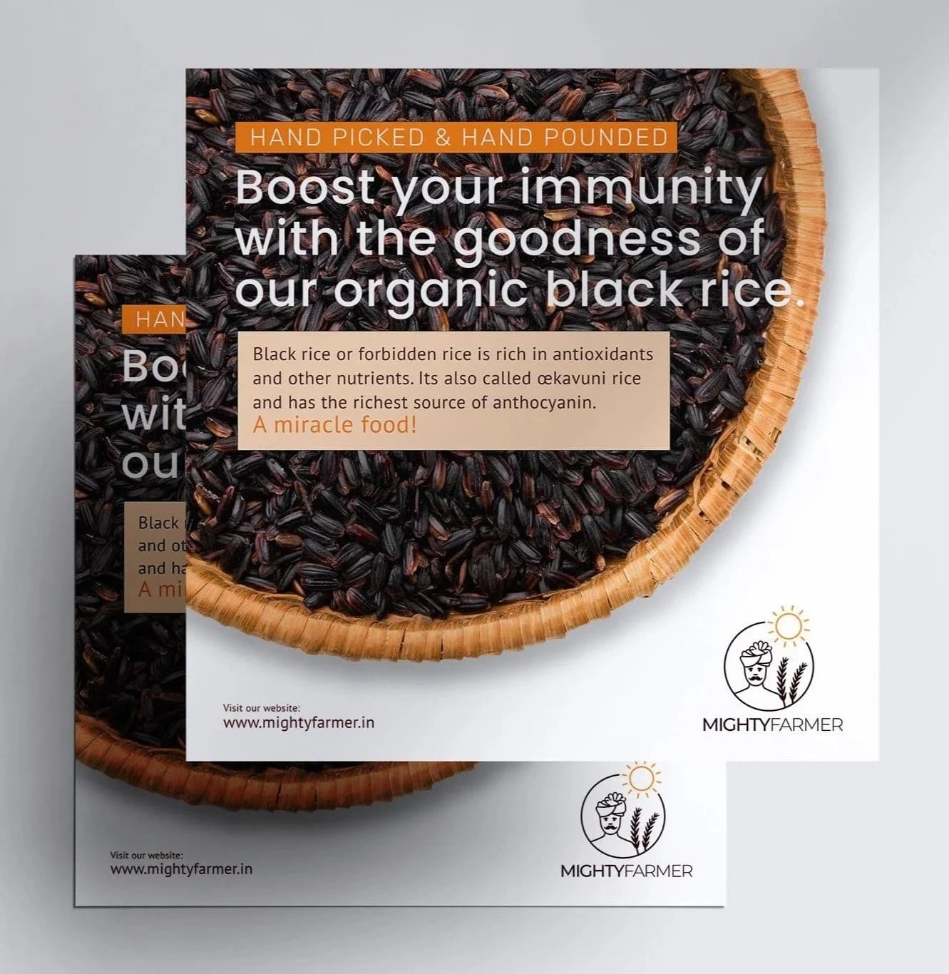 Leaflet Design | Mighty Farmer | Bihar, India