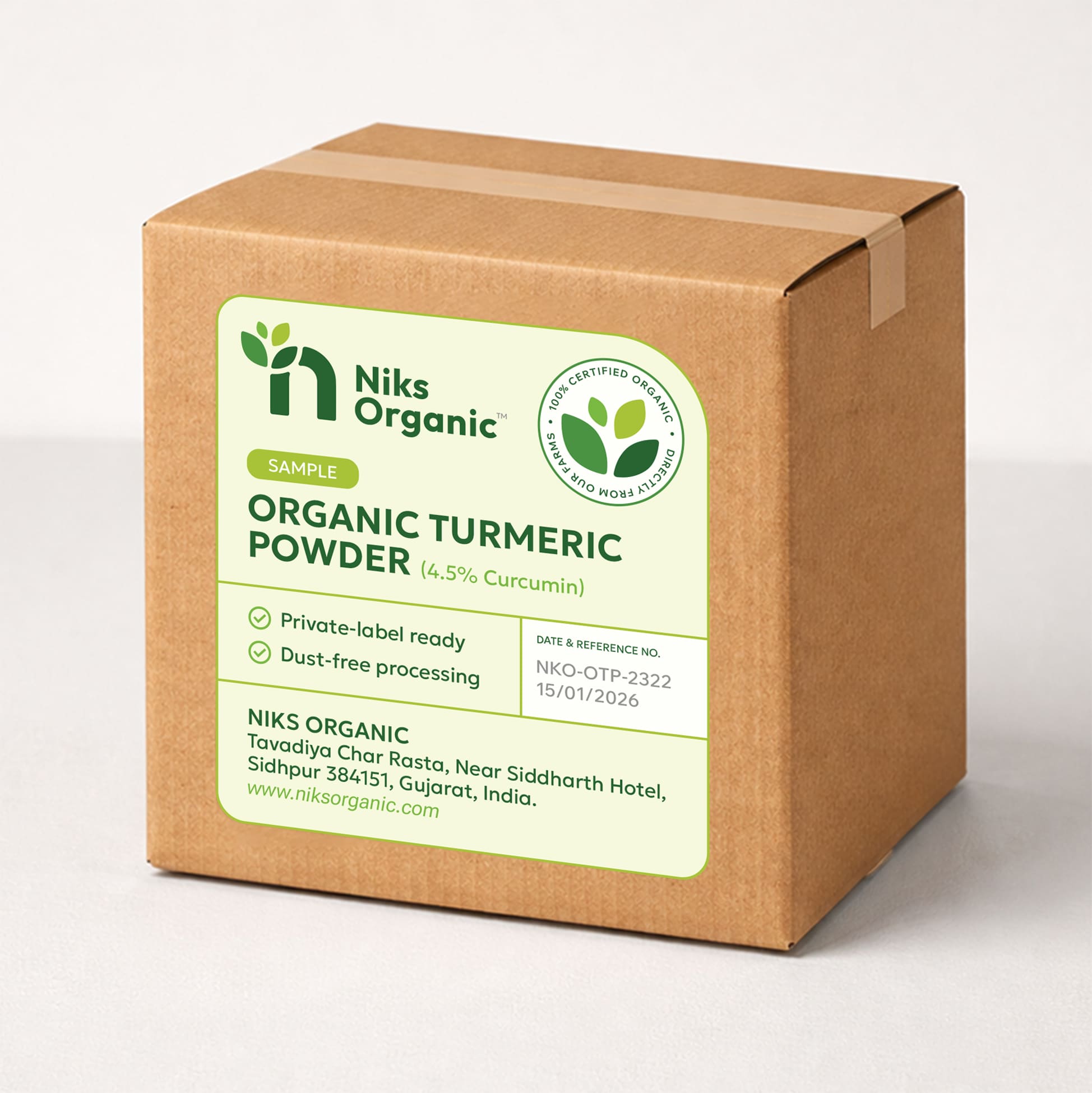 Packaging Label Design | Niks Organic | Gujarat, India