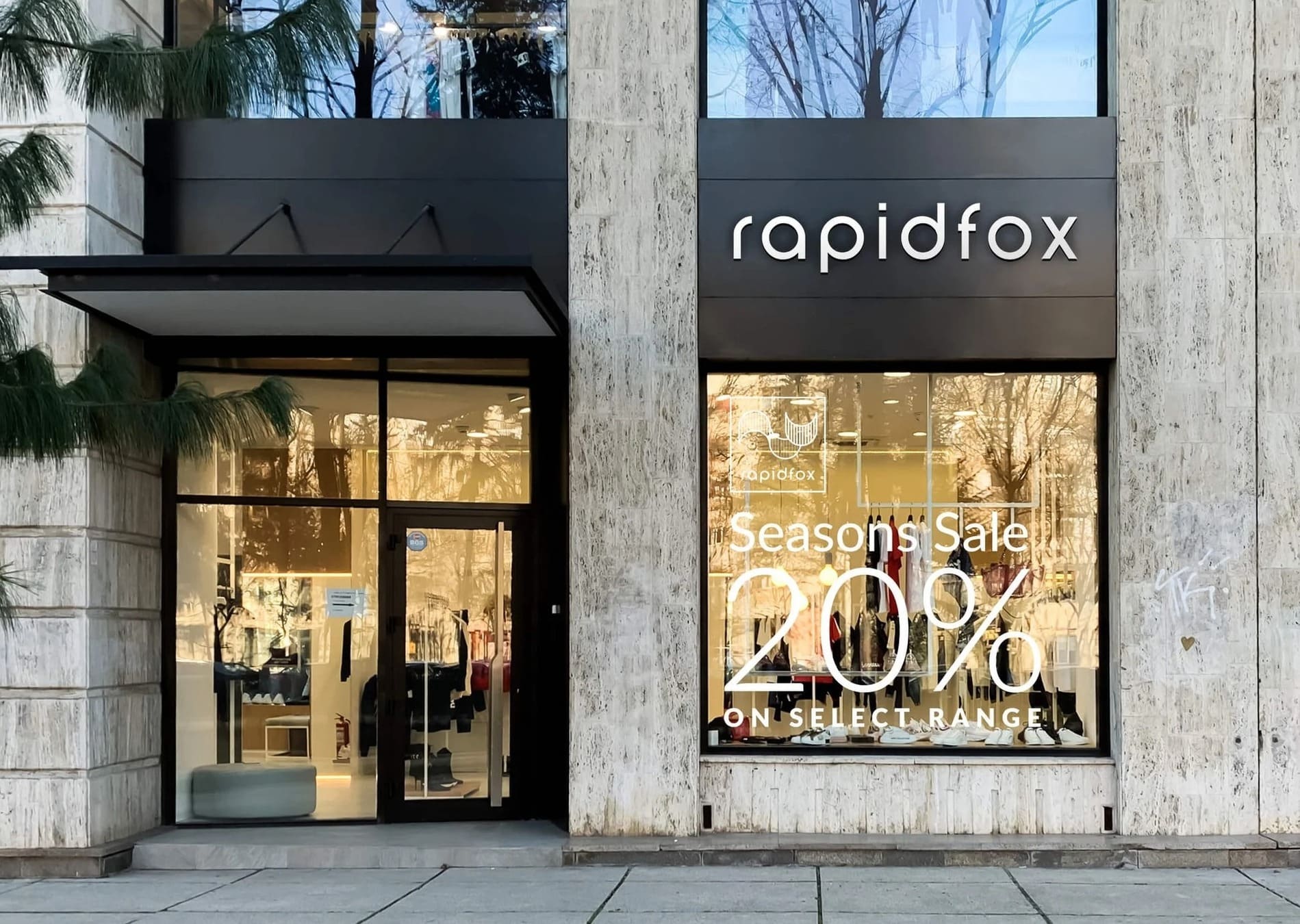 Store Facade Design | Rapidfox Clothing | San Francisco, USA