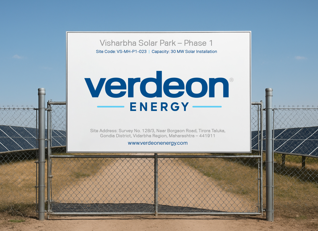 Signage Design | Verdeon Energy | Pune, India