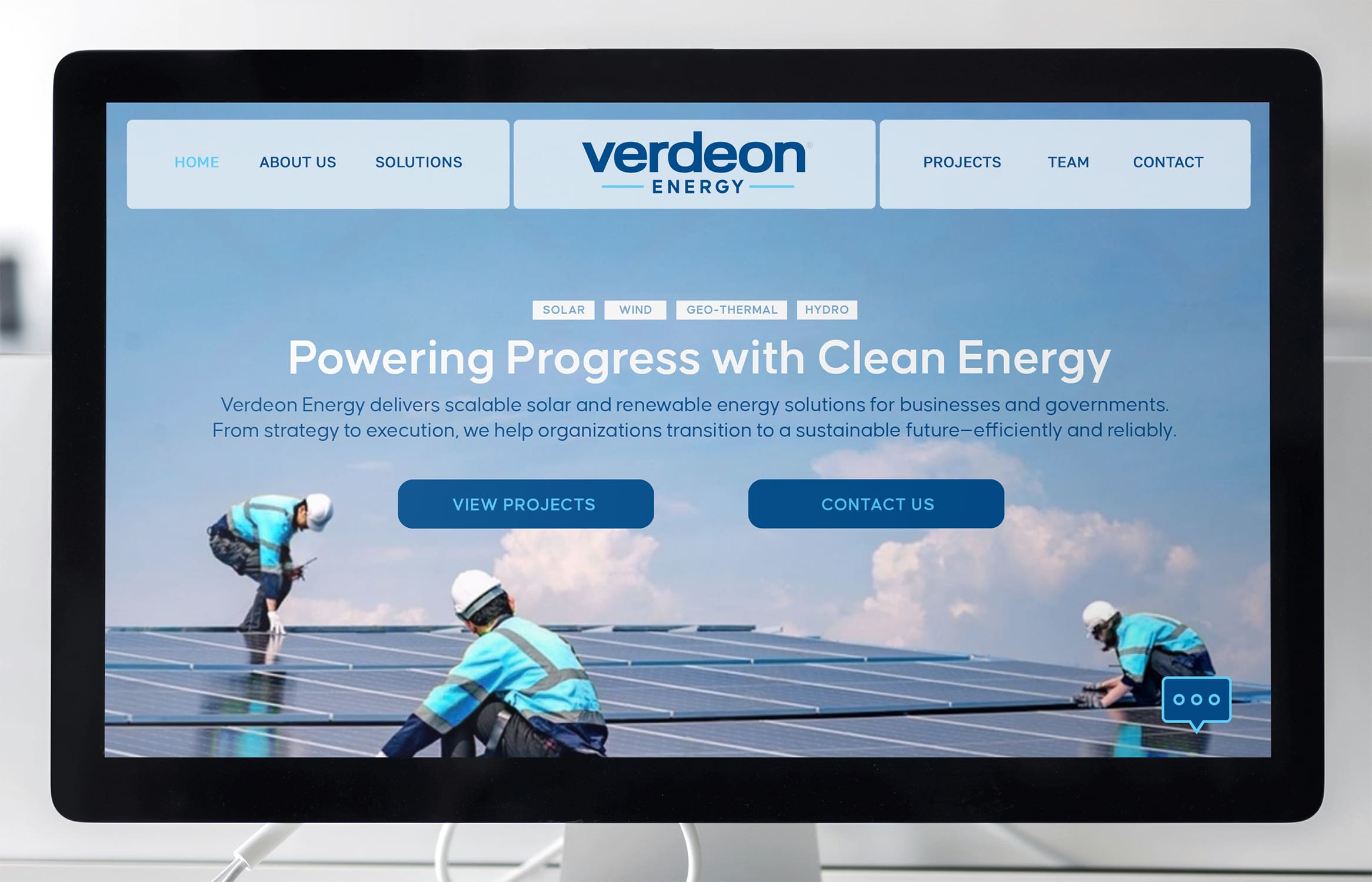 Website Design | Verdeon Energy | Pune, India