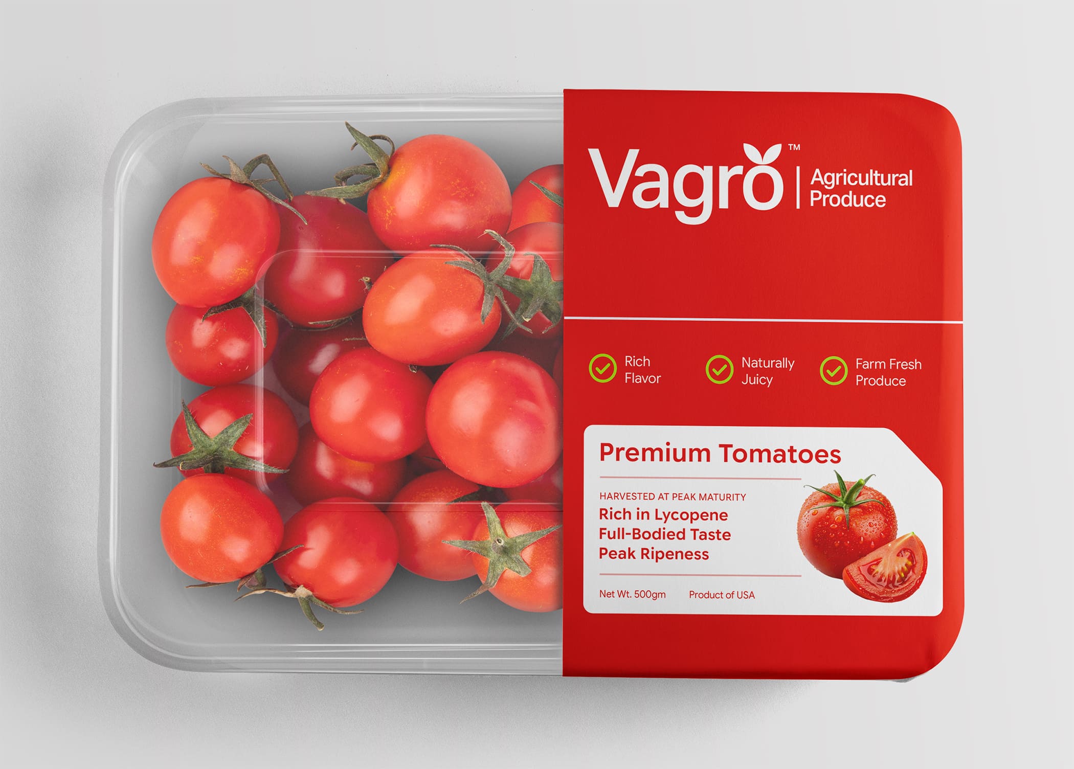 Packaging Design | Vagro Agricultural Produce | Georgia, USA