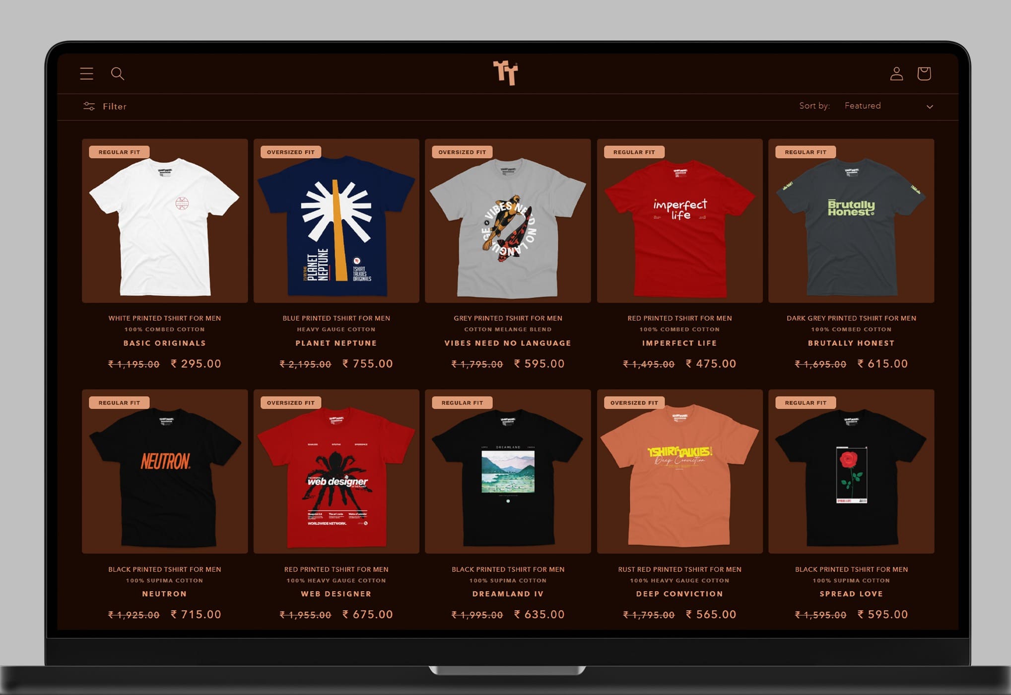 Website Design & Development | Tshirt Talkies | Mumbai, India